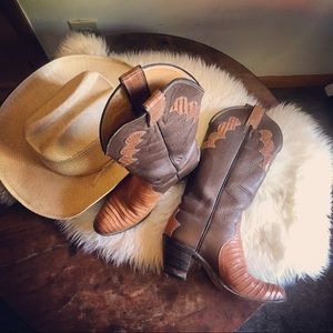 Vintage Justin Boots Cowgirl Boots